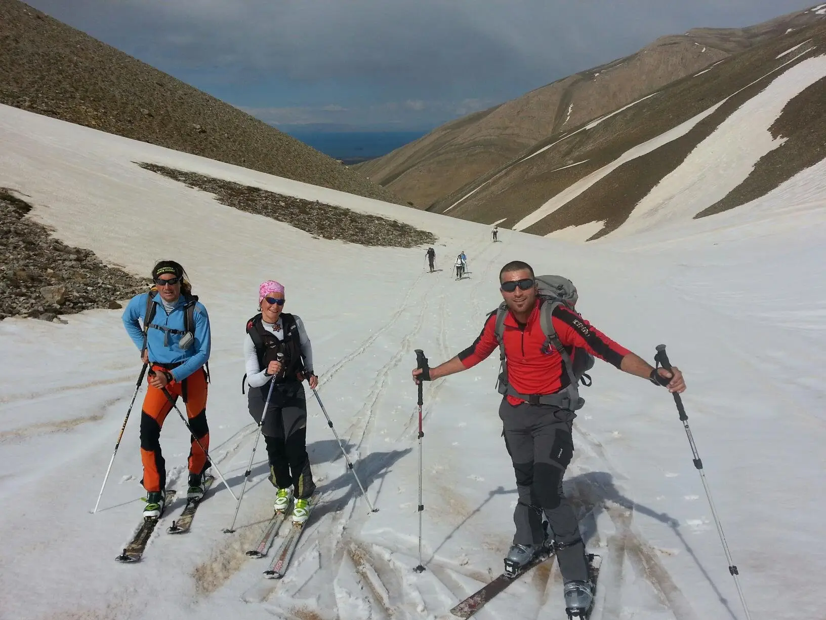 Groupe de ski de randonnée sur l’Ararat