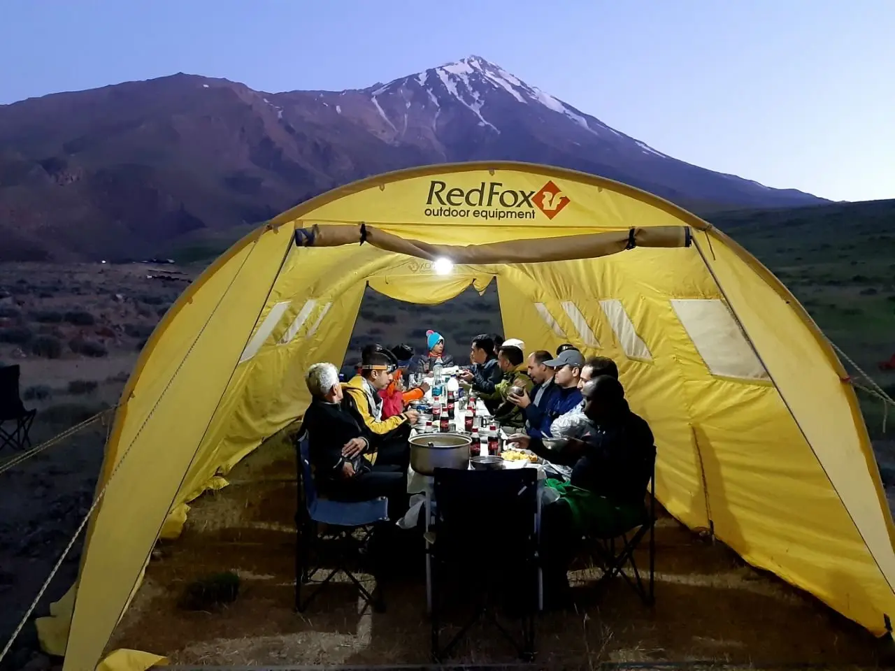 Camp sur le Damavand