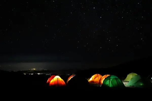 Camp sur le Kilimandjaro