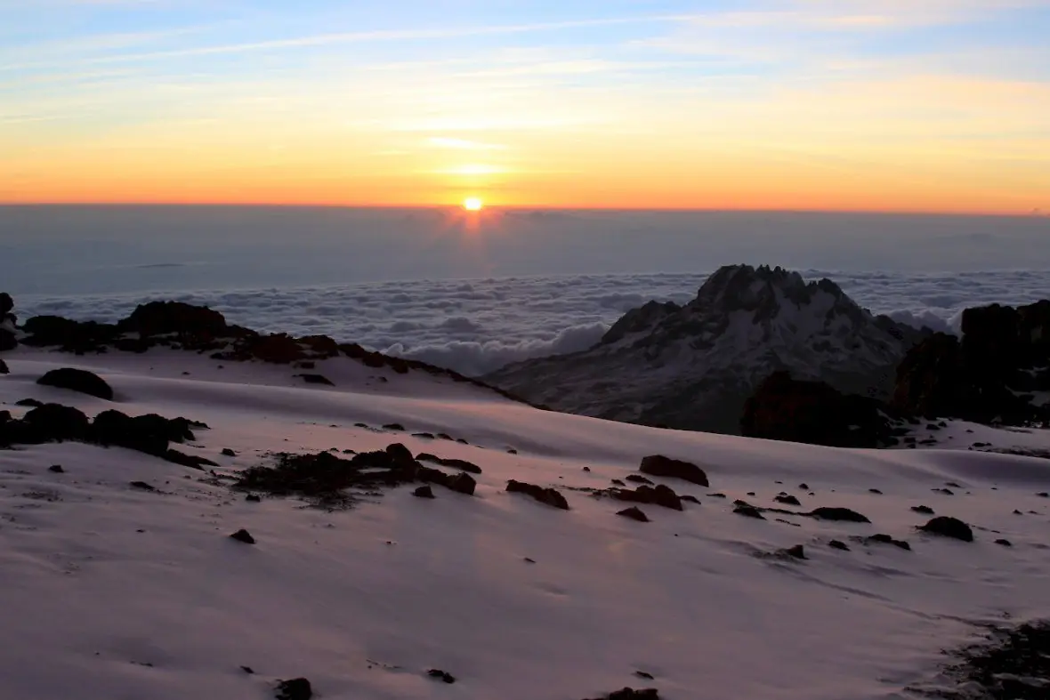 Lever du soleil, Kilimandjaro