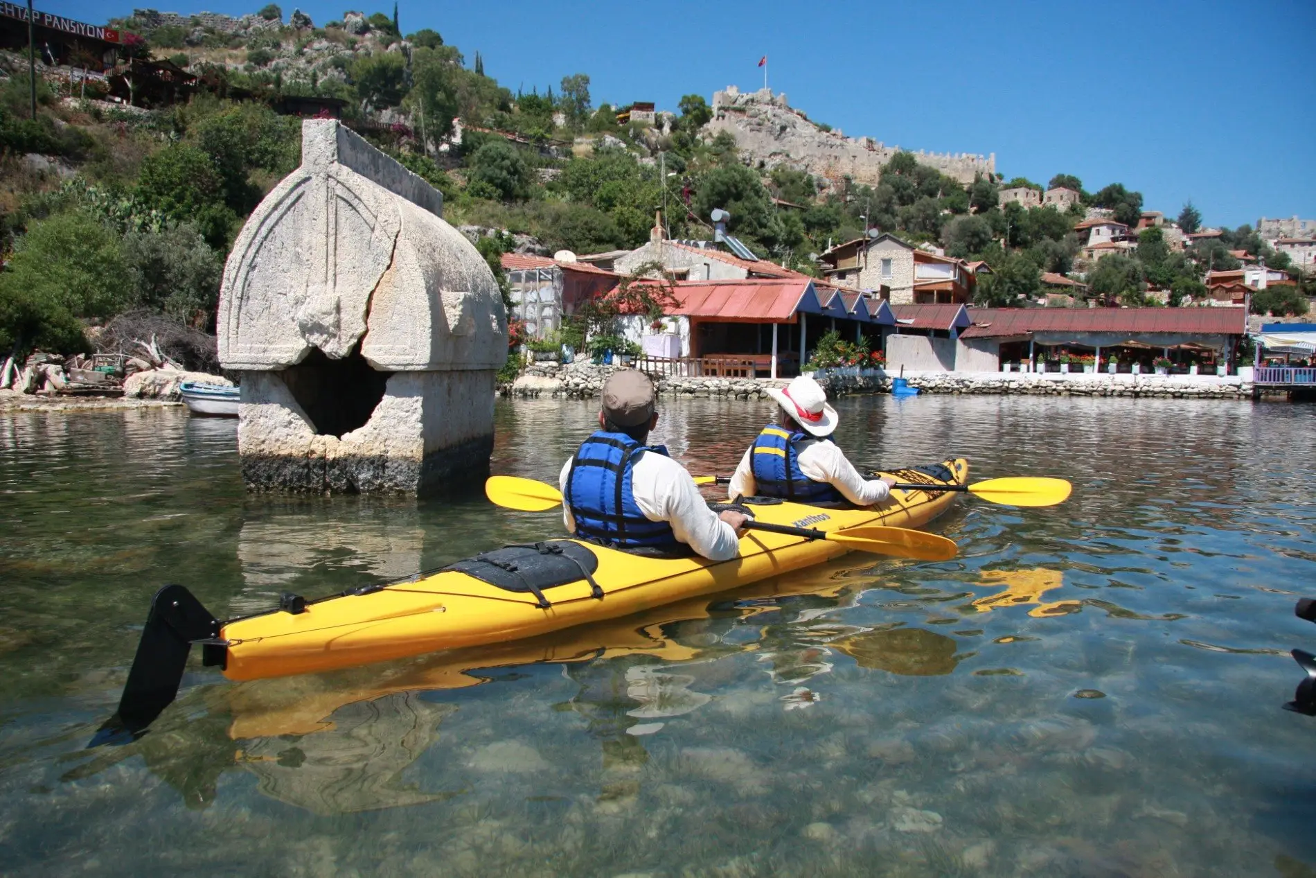 Kayak de mer, Voie lycienne