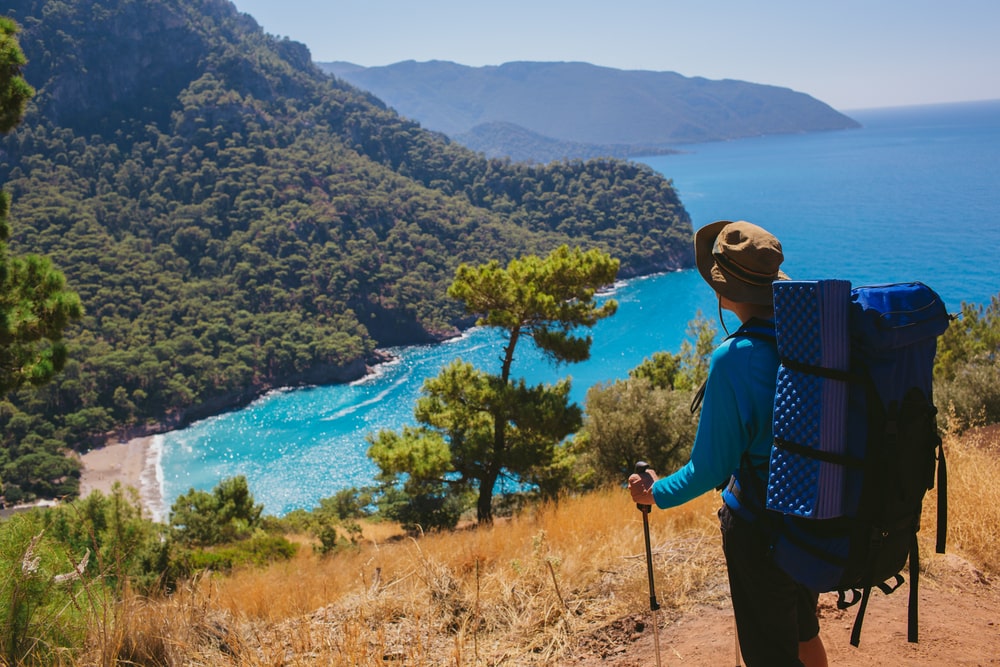 The Lycian Way along the Mediterranean coast