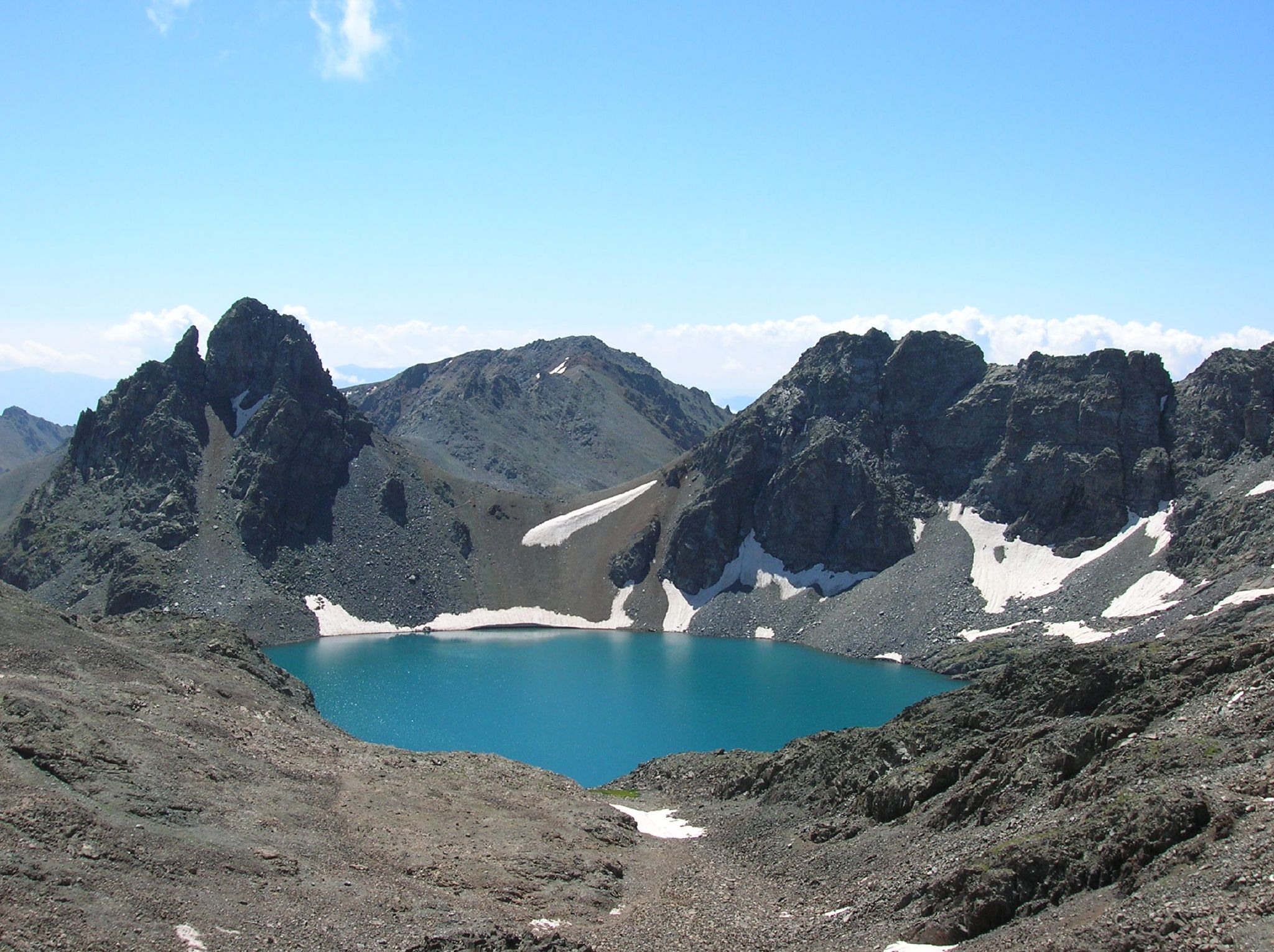 A glacial lake in the Kaçkar Mountains